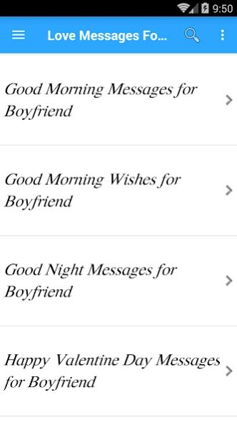 Love Messages For Boyfriend  Screenshot