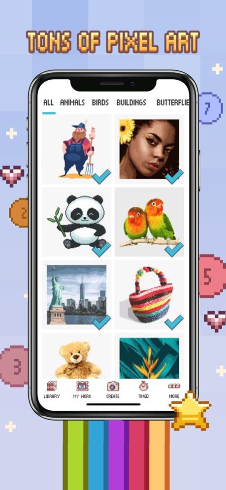 Love Pixel - Color by Number 1.3 Screenshot