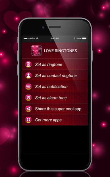 Love Ringtones 10.0 Screenshot