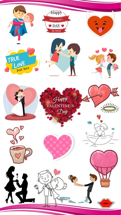 Love stickers pack 1.0 Screenshot