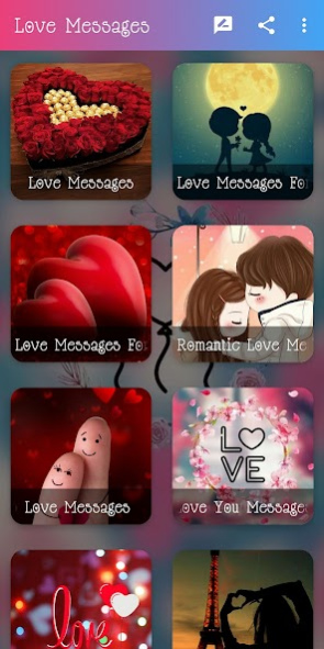 Love Text Messages 2.0 Screenshot