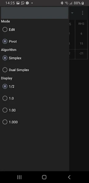 LPCalc: Simplex Method Calc  Screenshot