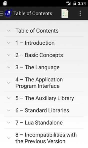Lua 5.3 Language Reference 1.15 Screenshot