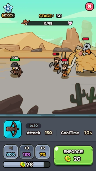 Lucky Heroes! : Defense Game 1.0.66 Screenshot
