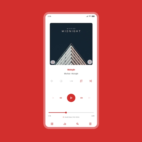 Luminous - Poweramp Skin 10.6.4 Screenshot