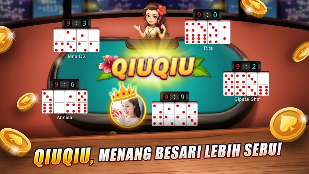 LUXY Domino Gaple QiuQiu Poker 9.9 Screenshot