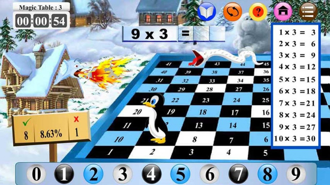 Magic Times Table  Screenshot