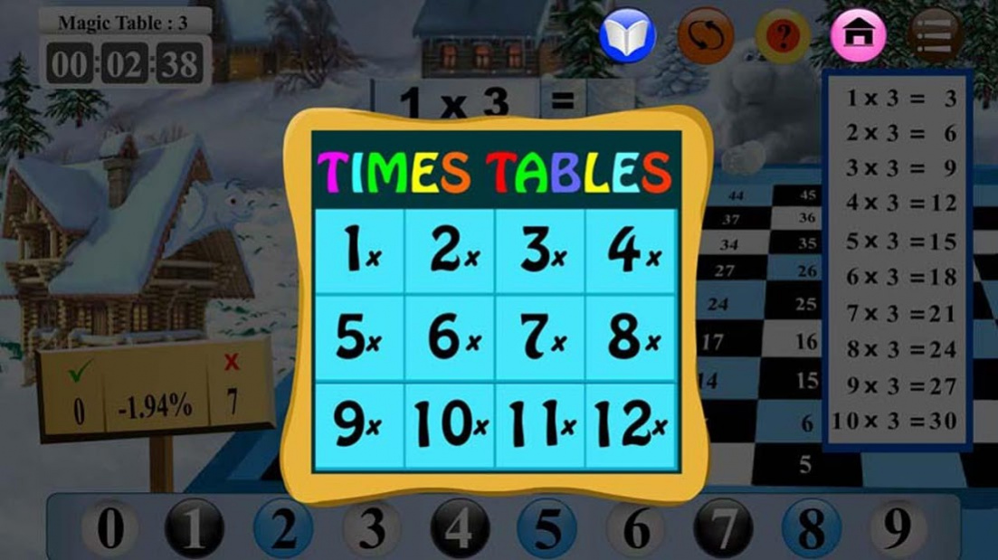 Magic Times Table  Screenshot