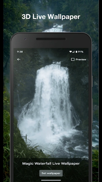Magic Waterfall Live Wallpaper  Screenshot