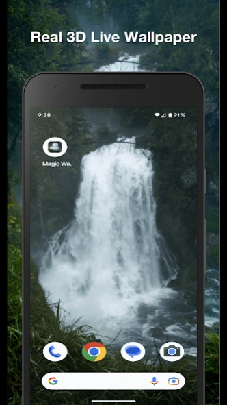 Magic Waterfall Live Wallpaper  Screenshot