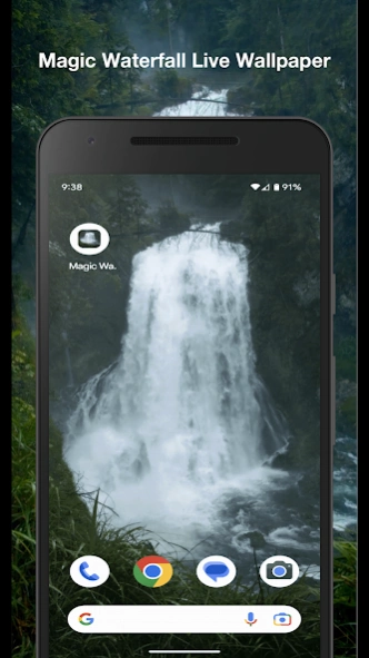 Magic Waterfall Live Wallpaper  Screenshot