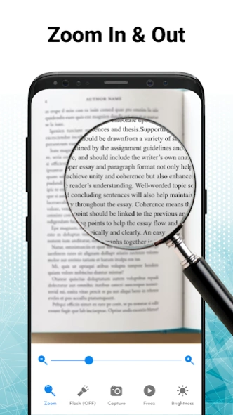 Magnifier Glass and Flashlight  Screenshot