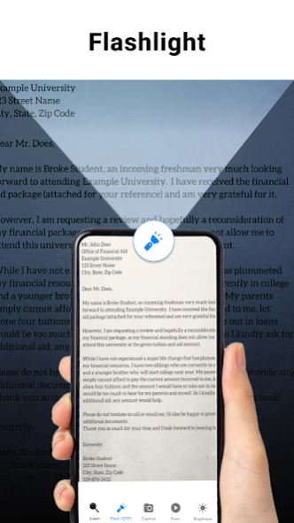 Magnifier Glass and Flashlight  Screenshot