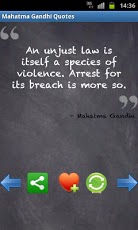 Mahatma Gandhi Quotes (FREE!) 2.3 Screenshot