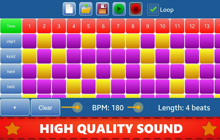 Make Beats - Drum Pad (MP3 & W 3.0 Screenshot