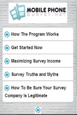 Make Money Fast With Surveys 1.6 Screenshot