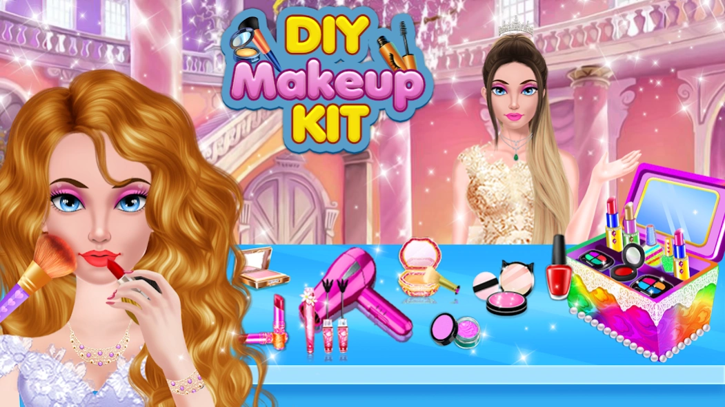 DIY Makeup kit- Makeover Games 1.0.36 Screenshot