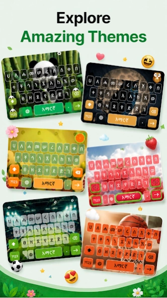 Amharic Keyboard: አማርኛ Typing 1.3.0 Screenshot