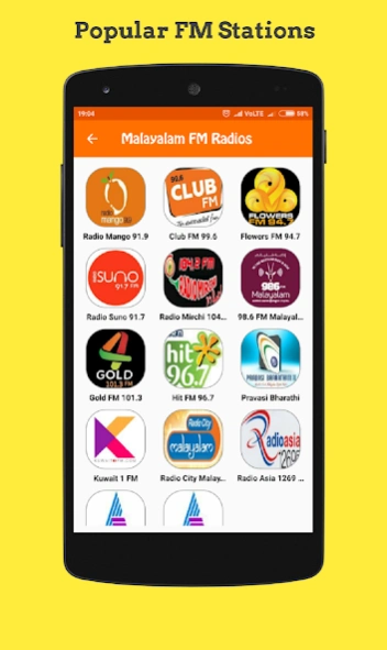 Malayalam Radio Online FM 8.0 Screenshot