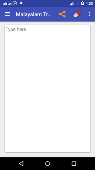 Malayalam Transliterator  Screenshot