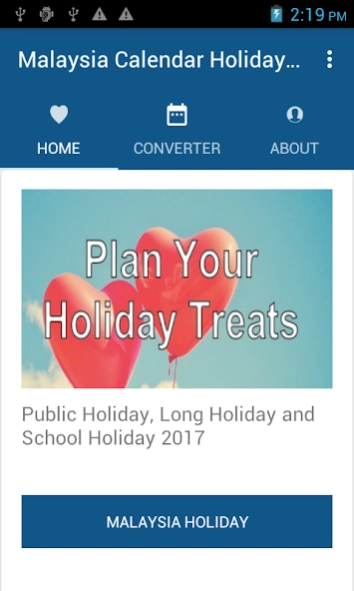 Malaysia Calendar Holiday 2017 11.0 Screenshot