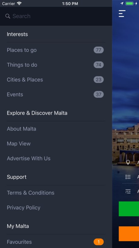 Malta Secrets: Travel Guide 1.0.1 Screenshot