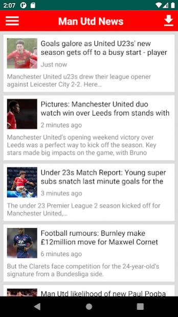 Man Utd Latest News 2.6 Screenshot