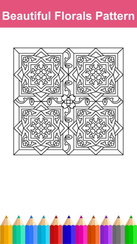 Mandala Adult Coloring Book Free Stress Relieving  Screenshot
