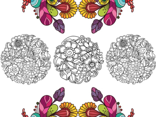Mandala Coloring calm art therapy book for adults 1.0 Screenshot