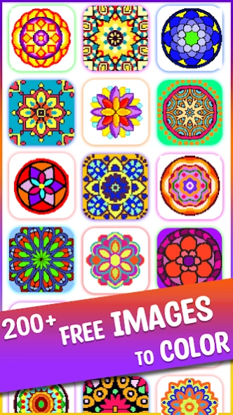 Mandala Pixel Art Coloring 5.3 Screenshot