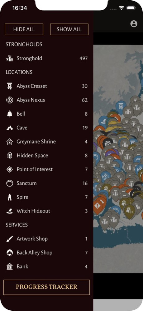 MapGenie: CD Pywel Map 1.0.1 Screenshot