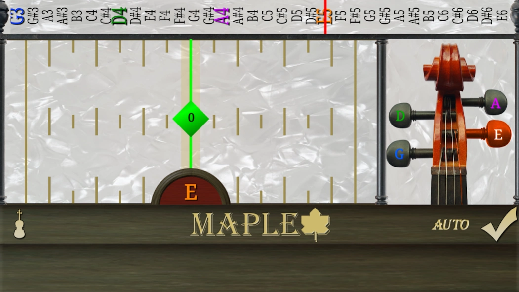 Maple Violin 3.0.1 Screenshot