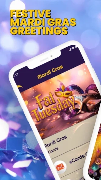 Mardi Gras Parade Cards & GIFs  Screenshot