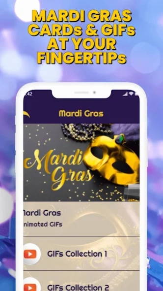 Mardi Gras Parade Cards & GIFs  Screenshot