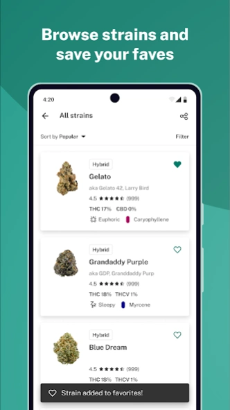 Leafly: Find Cannabis and CBD 9.1.1 Screenshot