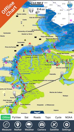 Marine: Cantabria HD - GPS Map Navigator 5.2.2 Screenshot