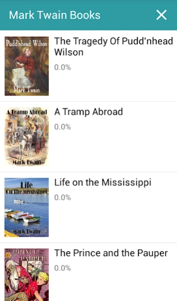 Mark Twain Books 1.4.5 Screenshot
