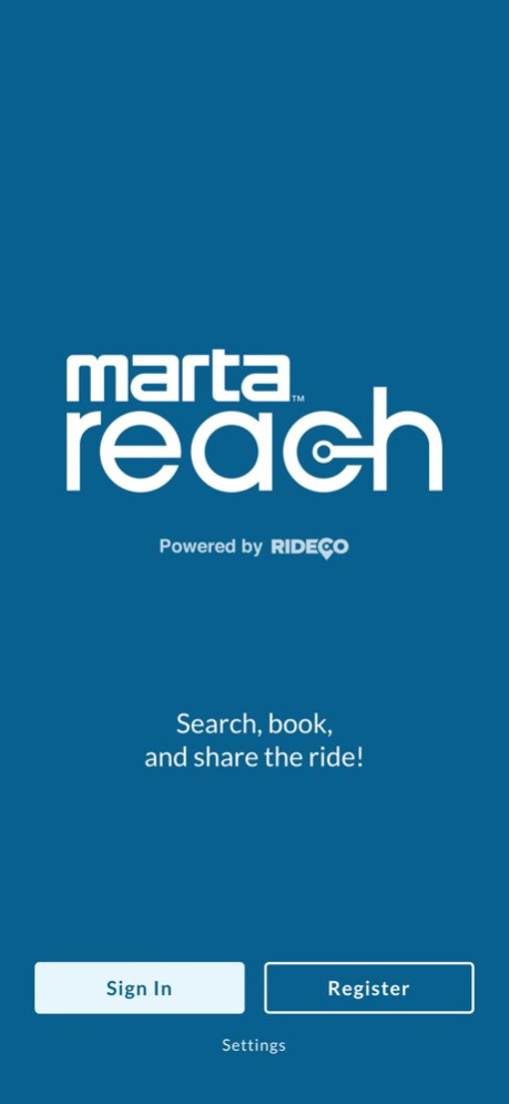 MARTA Reach On-Demand Transit 4.15.0 Screenshot