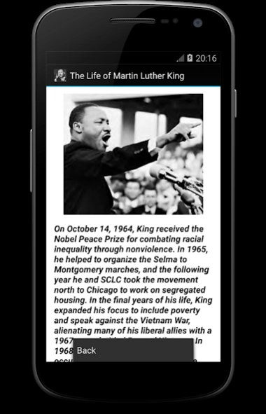 Martin Luther King to Share 1.1 Screenshot