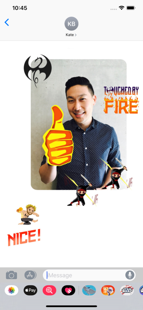 Marvel Stickers: Iron Fist 1.0.3 Screenshot