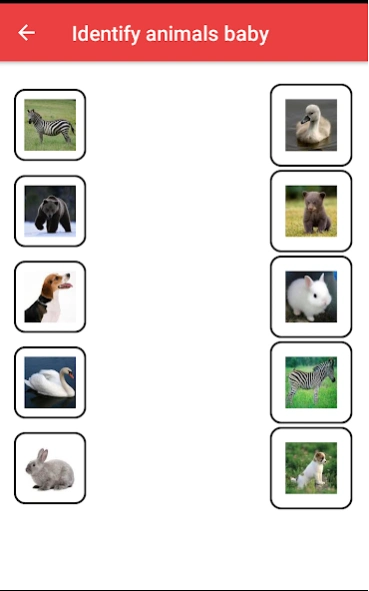 Match The Following:Kids Games  Screenshot