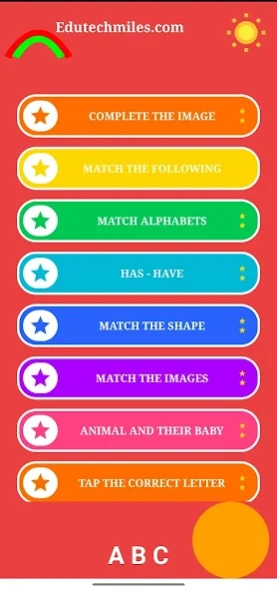 Match The Following:Kids Games  Screenshot
