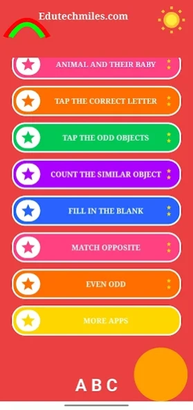 Match The Following:Kids Games  Screenshot