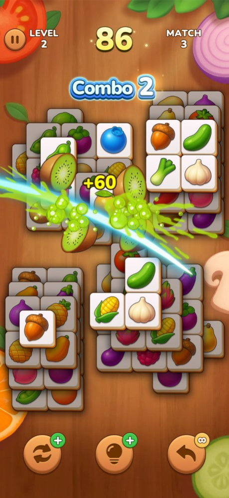 Matching Mahjong: Fruit Splash 1.0.4 Screenshot