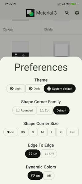 Material Design Components 1.2025.5 Screenshot