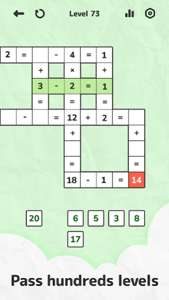 Math Crossword - Number puzzle 5.4.1 Screenshot