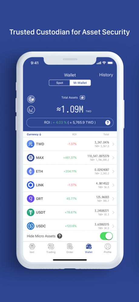 MAX Exchange - Buy Bitcoin 6.0.0 Screenshot