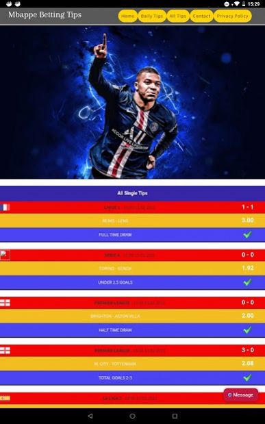Mbappe Betting Tips 1.0 Screenshot