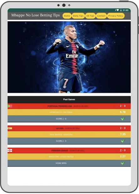 Mbappe No Lose Betting Tips 1.0 Screenshot