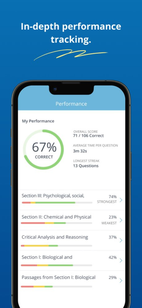 MCAT Prep Mastery | Test 2022 8.102.10745 Screenshot
